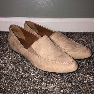 Tan Suede Loafers